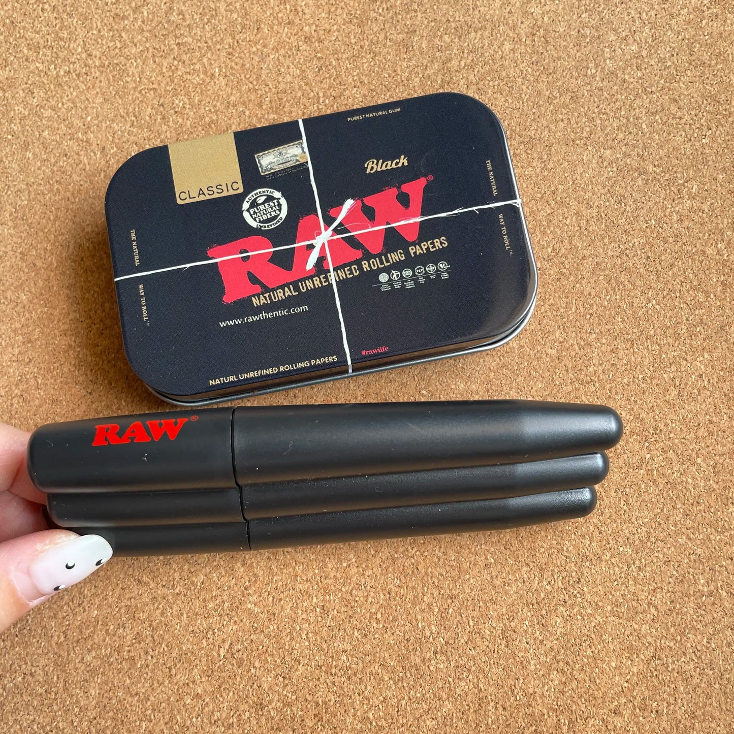Small metal cigarette tray