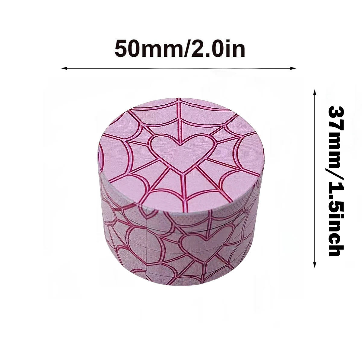Pink Spiderweb Spice Grinder
