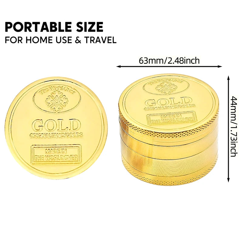 Pink Tree/Gold Spice Grinder