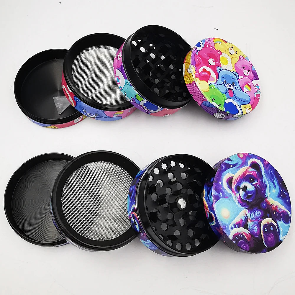 Assorted Metal Trays with Spice Grinders
