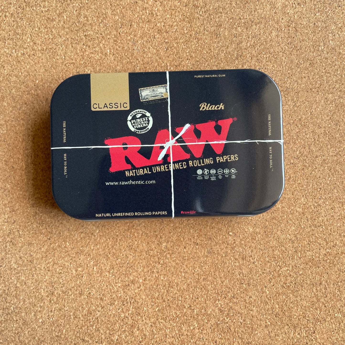 Small metal cigarette tray