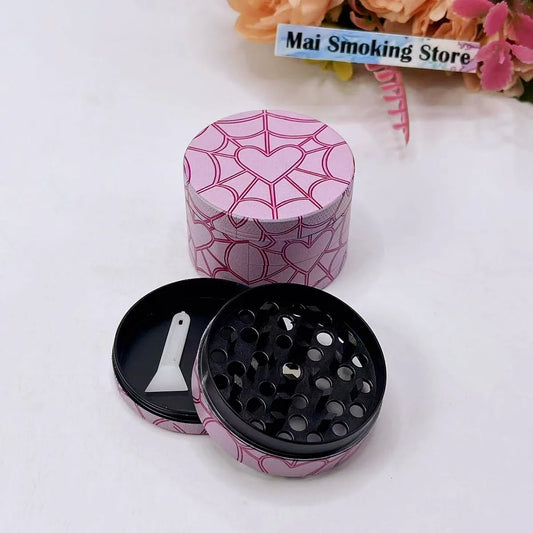 Pink Spiderweb Spice Grinder