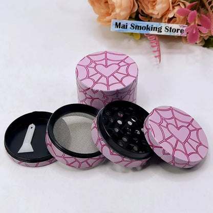 Pink Spiderweb Spice Grinder
