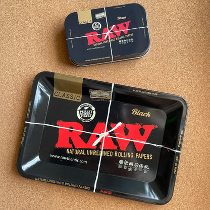 Small metal cigarette tray