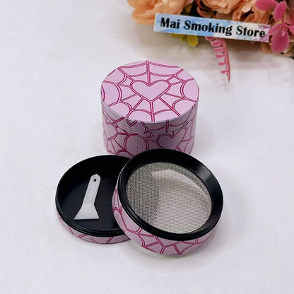 Pink Spiderweb Spice Grinder