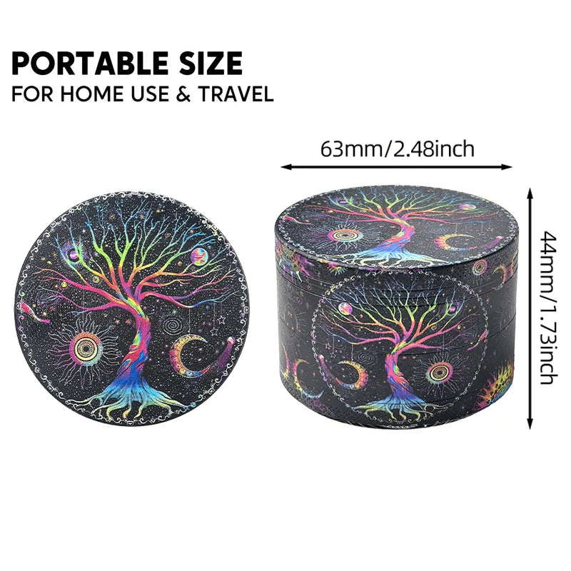 Pink Tree/Gold Spice Grinder