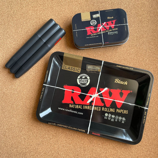 Small metal cigarette tray