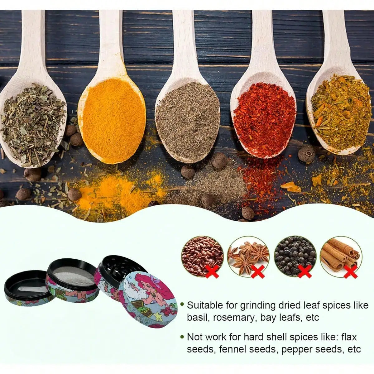 Animated Woman Spice Mixer