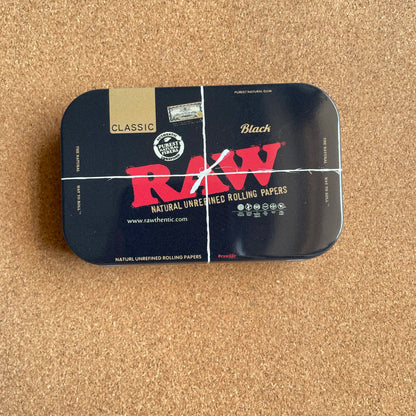 Small metal cigarette tray