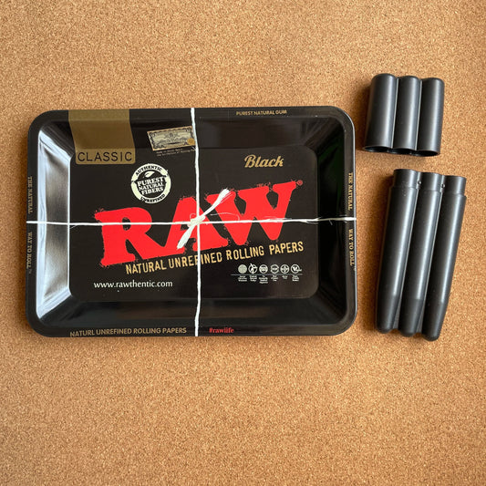 Small metal cigarette tray